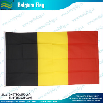 3x5ft Polyester Black Yellow Red Belgium Flag