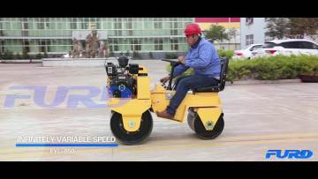 Wholesale Ride-on Road Roller 700 kg Vibration Road Roller