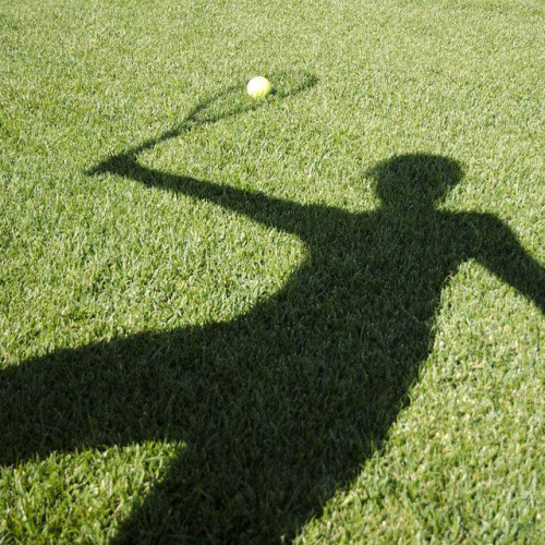 Искусственная трава на открытом воздухе для теннисного корта