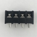 6.35mm pitch power PCB black barrier terminal block