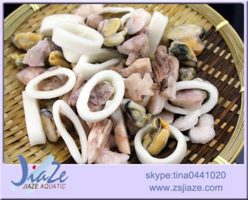 Supermarket Frozen seafood mixed