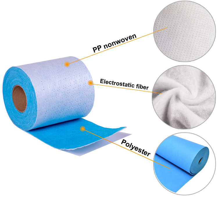 Auto air electrostatic cotton PP polyester filter cloth media paper