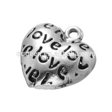 jewelry findings Antique silver plated heart shape types of bead