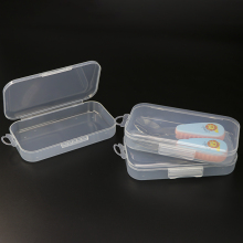 Mini Tableware Packaging Box Simply Tidy Plastic Case Small Clear PP Storage Boxes