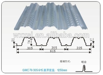 galvanized floor decking sheet