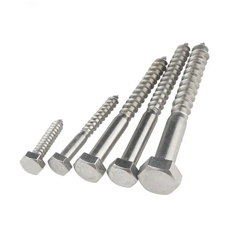 Precision DIN 571 Hex Wood Screws for Secure Fastening