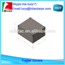 Winter open trailer truck covers tarps protection