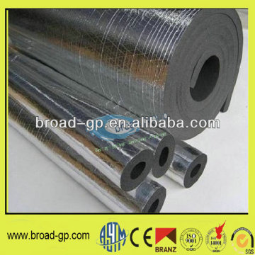 rubber foam pipe with aluminum foil