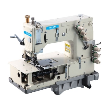 YS-1503PTF Flat-bed 3-Needle Lap Seaming Double Chain Stitch Machine