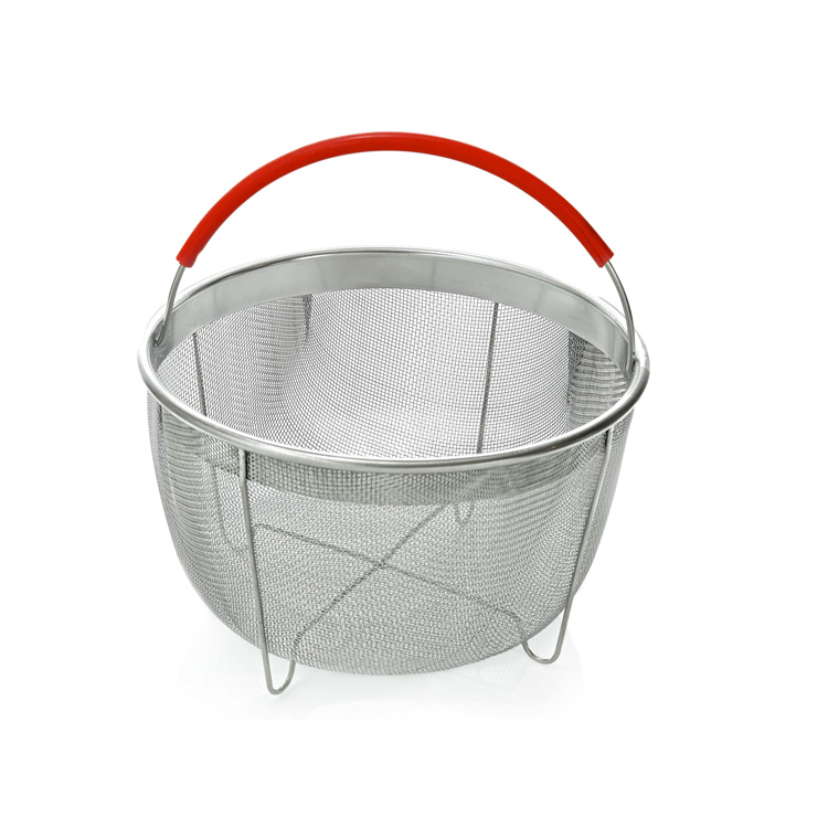 Premium Stainless Steel Food Steamer Basket for Pot Accessories 6qt or 8qt