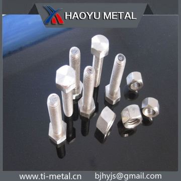 Hot sale hex head titanium bolts