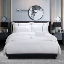 Кровать отель льняная льняная подушка для белья