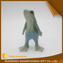 Folk Art art and craft customized resin fog animal figurine