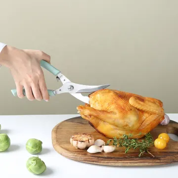 Heavy Duty Stainless Steel Kitchen Poultry and Meat Scissors with PP Handle