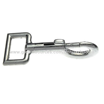 Zinc alloy die-cast or stainless steel rigging swivel loop snap, fixed ring, ISO 9001