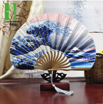 Japanese gift wedding hand fan template wholesale