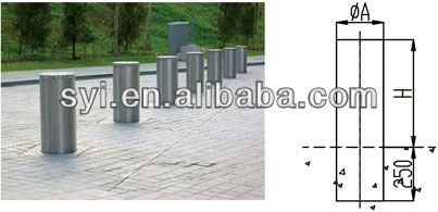 Ductile iron bollard Traffic Road Safety removable Bollard Safety Barrier Bollard