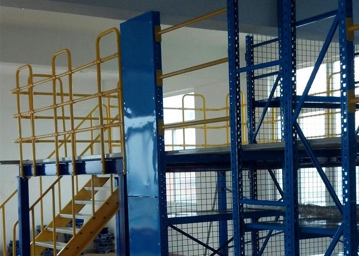 Multi-Level Mezzanine Floor Storage Rack