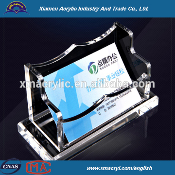 Acrylic Material Desktop Business Card Holder