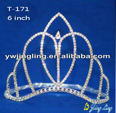 Wave band Pageant Crown Simple Shape