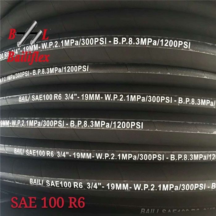 steel wire spiral hydraulic hose 4SH 4SP made in China