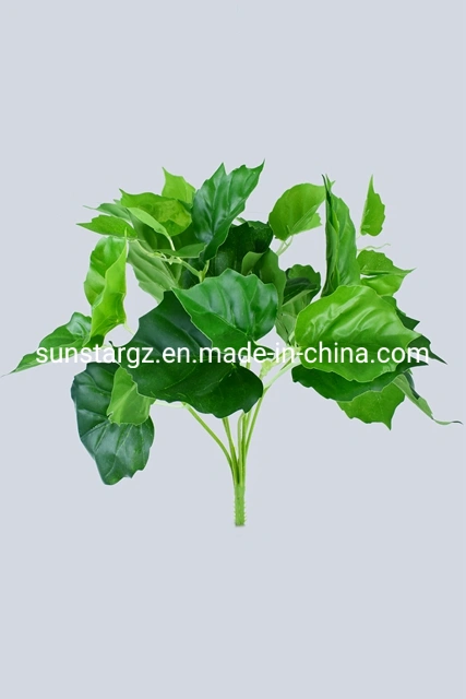 Planttolmiea Leaf Fake Flower Artificial Plant for Home Garden Decoration (50040)
