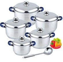 11pcs Blue cookware set 2020