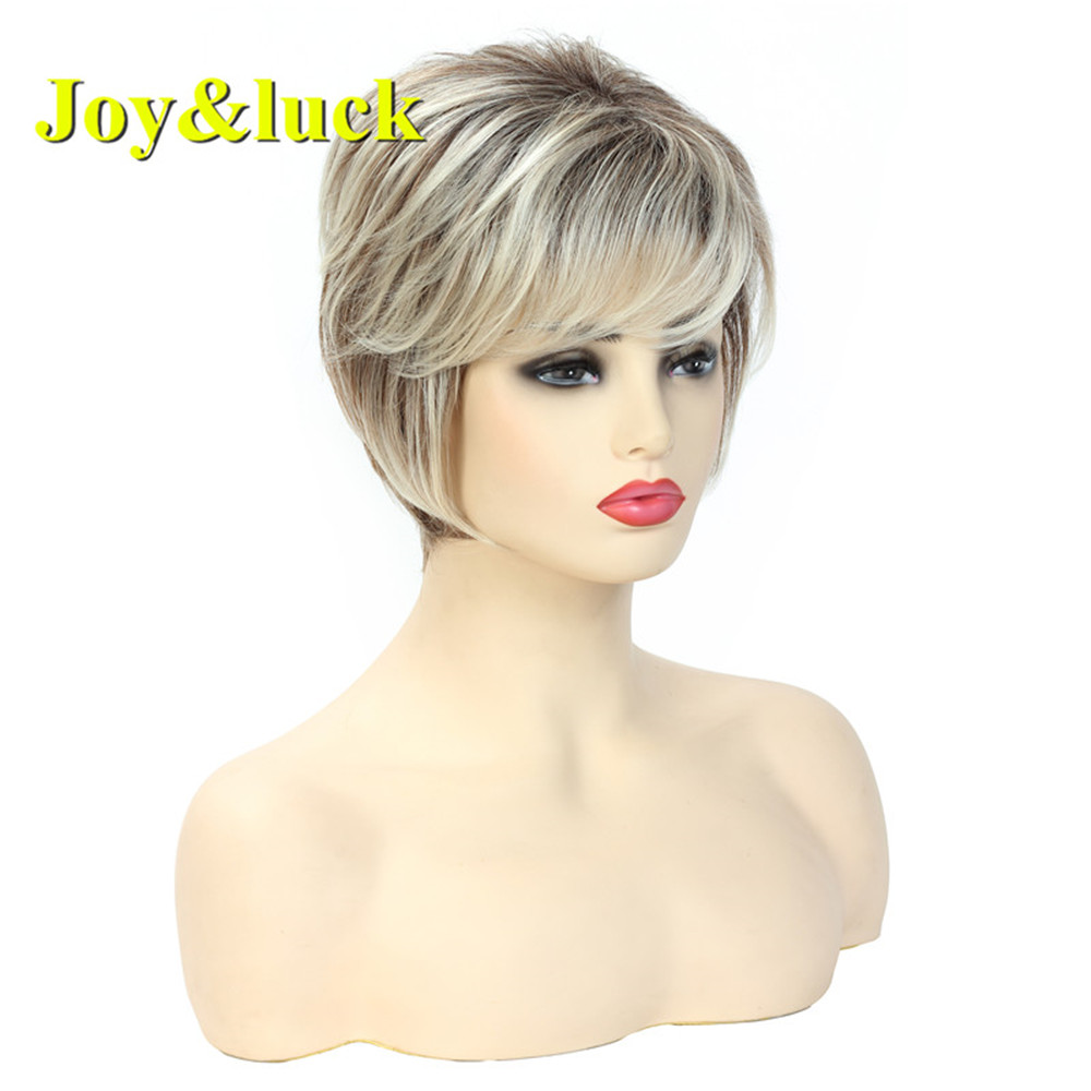 Wholesale African Wigs Black Ombre Purple Cosplay Wig Ladies Hair Natural Short Kinky  Curly for Black Women Synthetic Hair Wigs