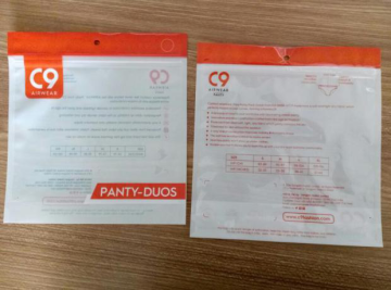 3 Side Seal Ziplock Foil Plastic Cloth Bags