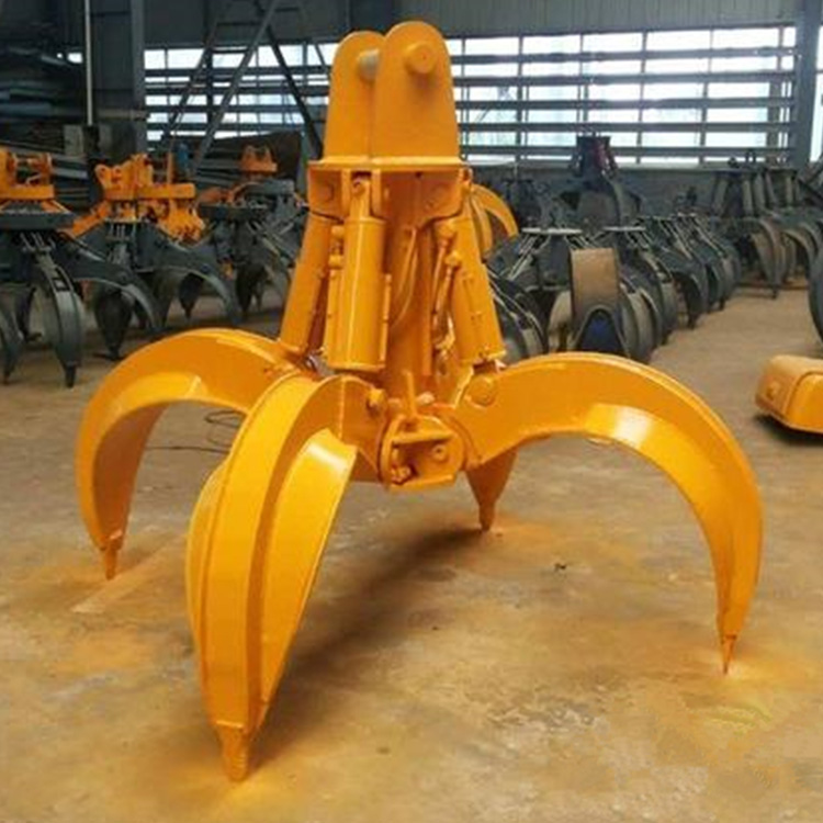 Hydraulic excavator grab discount price 360 rotating mechanical stone grab for excavator with construction work