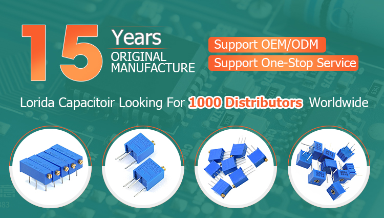 Lorida RM065 RM-065 100 200 500 1K 2K 5K 10K 20K 50K 100K 200K 500K 1M Ohm Trimpot Trimmer Potentiometer Variable Resistor