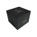 Black leather wine bottle watch gift boxes
