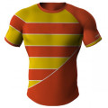 Engros sublimering billig tilpasset rugby jersey