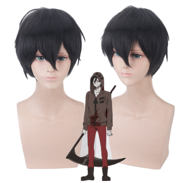 Isaac Foster Short Black Hair Synthetic Cosplay Wigs