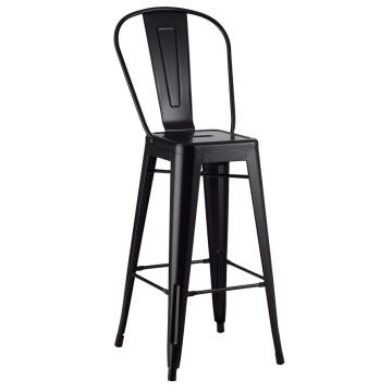 Restoran Logam Tolix Arm Bar Chair Kembali Tinggi