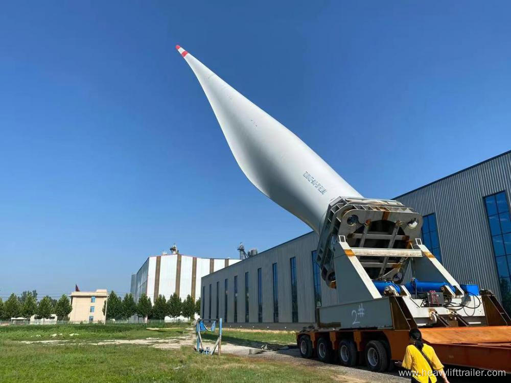 Longest Wind Turbine Blade Transport Trailer