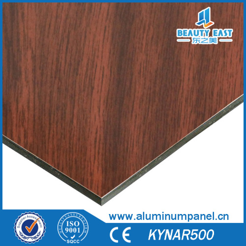 Alucobond wood surface aluminum composite panel for kitchen cabinet designs