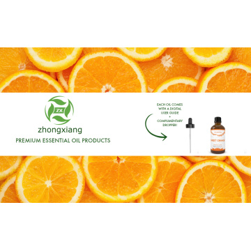 100% pure and natural sweet orange oil for Used for the preparation of beverage food toothpaste soap and medicine