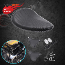 Retro Motorcycle Chopper Seat Cushion - Universal Seat for Harley Cruiser Chopper