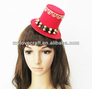 MYLOVE red Rivet cap hat wedding party hat MLGM022