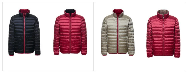 Stand-up Collar Double-Sided Wear Long-Sleeved Lightweight Jacket