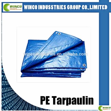 Blue plastic sheet pe tarpaulin roll cargo tarpaulin cover sheet