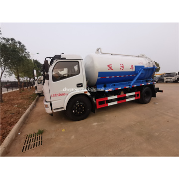 Dongfeng 4m3 vaccum suction function truck