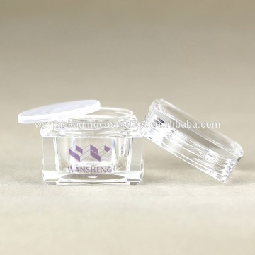 Transparent Square Acrylic Container with Lid