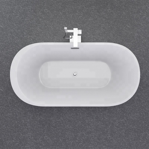 54 Inch Acrylic Bathtub European Soaking Tubs Ellipse