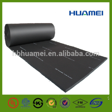 black rubber foam sheet / insulation foam rubber sheet