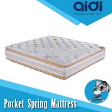 High Elasticity Pocket Sprung Double Layer King Size Memory Foam Mattress