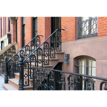 Aesthetic Decorative Wrought Iron Porch Railing