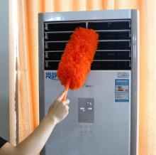 Fibre feather duster brusher