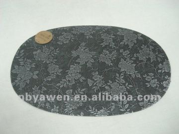 oval placemats pvc